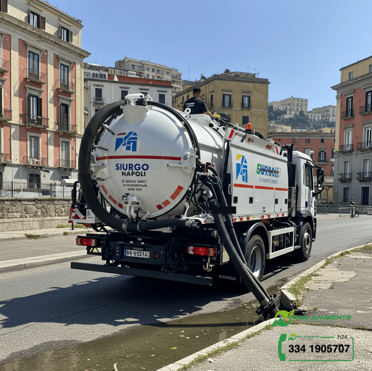 Spurgo canaline e drenaggi agricoli a Napoli